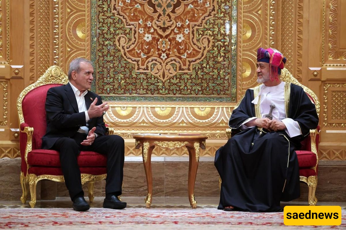 These gifts are reserved only for the most important meetings! A special and valuable souvenir from the Sultan of Oman to Masoud Pezeshkian at his palace + photo.