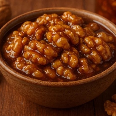 Walnut Jam with Saffron: A Nutritious and Elegant Breakfast Delight