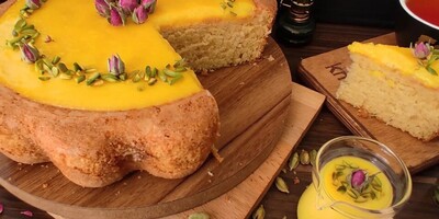 Recipe for Colorful Saffron Cake That Will Take You Back to Your Childhood + Video