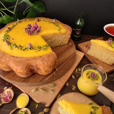 Recipe for Colorful Saffron Cake That Will Take You Back to Your Childhood + Video