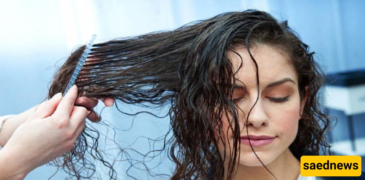 wet hair