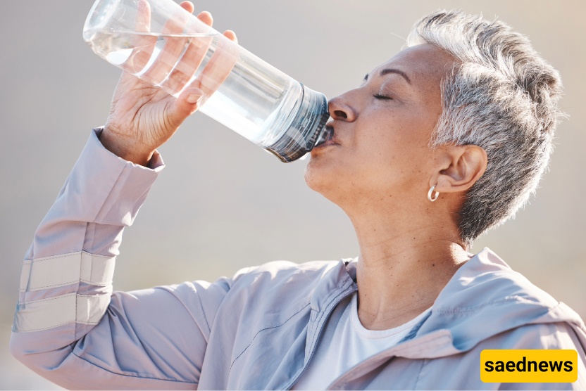 drinking water