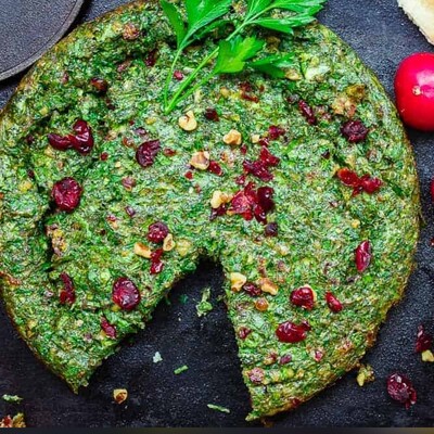 Koo Koo Sabzi, Vibrant Herb and Greens Frittata: A Flavorful Persian-Inspired Dish