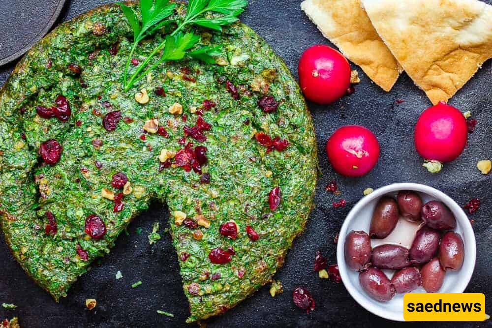 Koo Koo Sabzi, Vibrant Herb and Greens Frittata: A Flavorful Persian-Inspired Dish