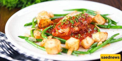 Recipe for Juicy and Delicious Chicken Kebab with Tomato Paste at Home
