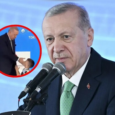 [VIDEO] Turkish president Erdogan slaps boy for not kissing his hand