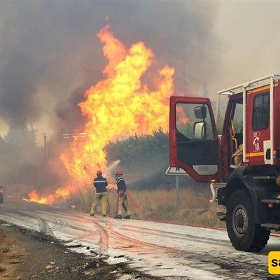 Spain Wildfire Burns 12,000 Hectares North of Madrid