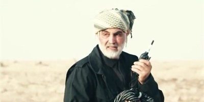A remarkable and interesting scene of the image of Commander Soleimani appearing at the border of Israel!