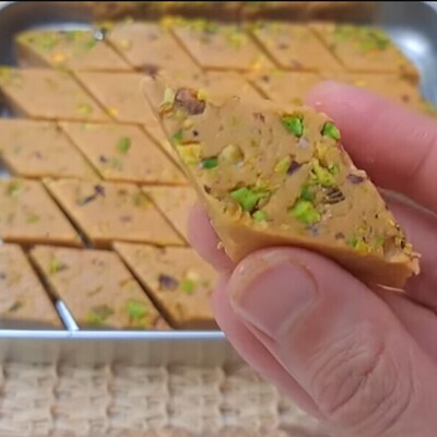 How to Make Louz; Traditional Tabriz Sweets Without an Oven and Without Oil/ With an Authentic Flavor That Even Baklava Can't Compete With