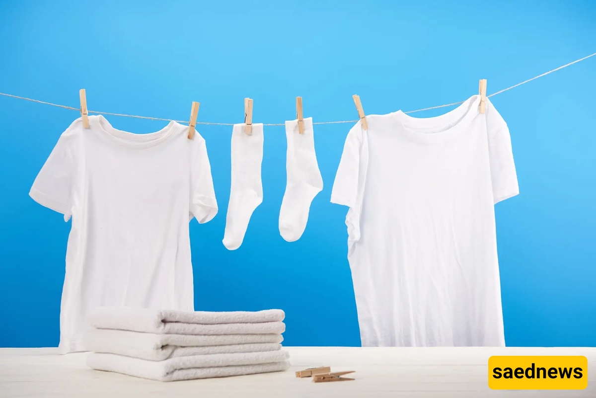 while clothes