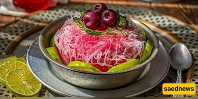 Refreshing Faloodeh: A Persian Lime and Rose Water Granita with Rice Noodles