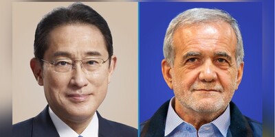 Iran's President-elect and Japan's PM Connect Over the Phone