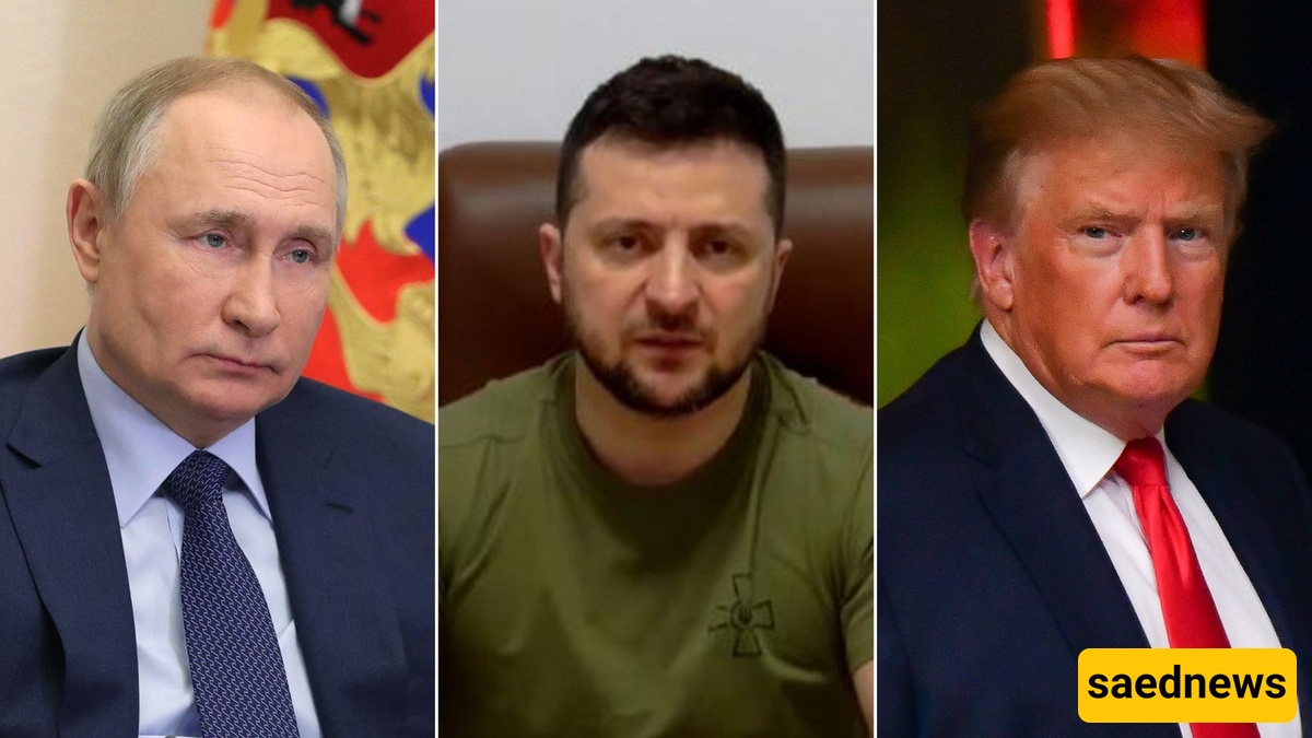 trump and zelensky and putin