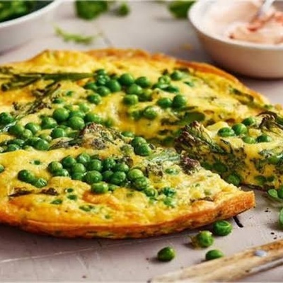 How to Make a Green Pea Omelet