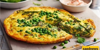 How to Make a Green Pea Omelet