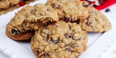 Raisin Cookies Recipe with Liquid Oil (No Oven Required)