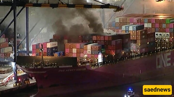 Fire Erupts on Cargo Ship at Port of Los Angeles!