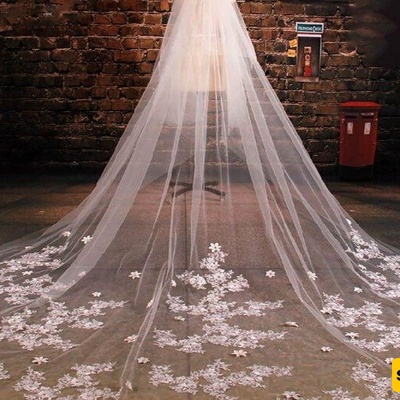 Bizarre Wedding Dress Made from Cement Bags