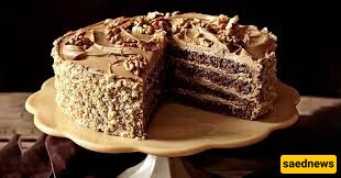 Recipe for Mocha Cake with Delicious Sauce in Café-Style