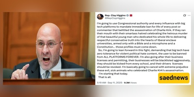 This Lawmaker Wants Extreme Revenge on People Who “Belittled” Charlie Kirk (Here’s What He Proposes😲)