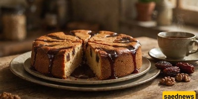 How to Make a Soft and Fragrant Date Syrup Cake