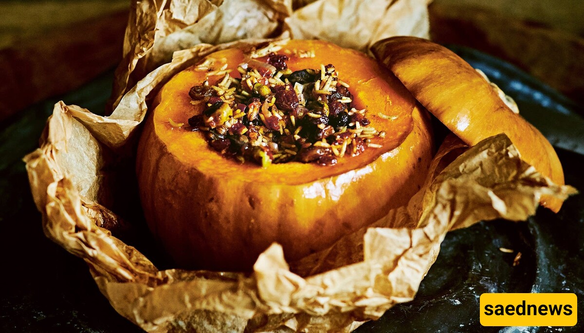 Meat-Free Stuffed Pumpkin You Can Serve in Thanksgiving Day!