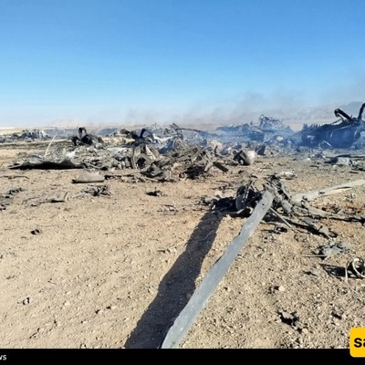Images Emerge of Downed US Aircraft in Central Iran