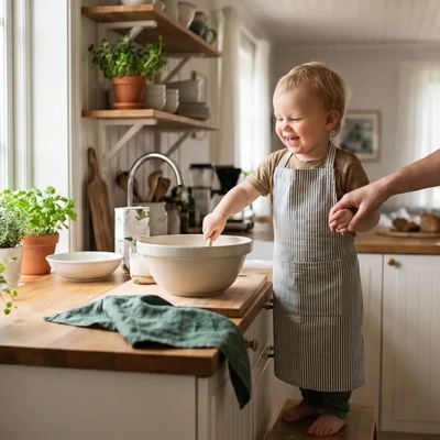 Kitchen Tasks Children Can Safely Help With