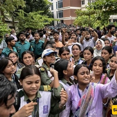 Students Protest in Bangladesh After Air Force Jet Crash Kills 31, Mostly Children