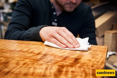 Cleaning wooden surfaces
