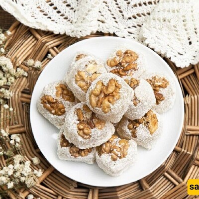 Types of Iranian Desserts / How to Make Delicious Walnut Baslogh