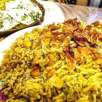 How to Make Persian Dill Rice with Dried Fava Beans (Dampokhtak-e Baghali)
