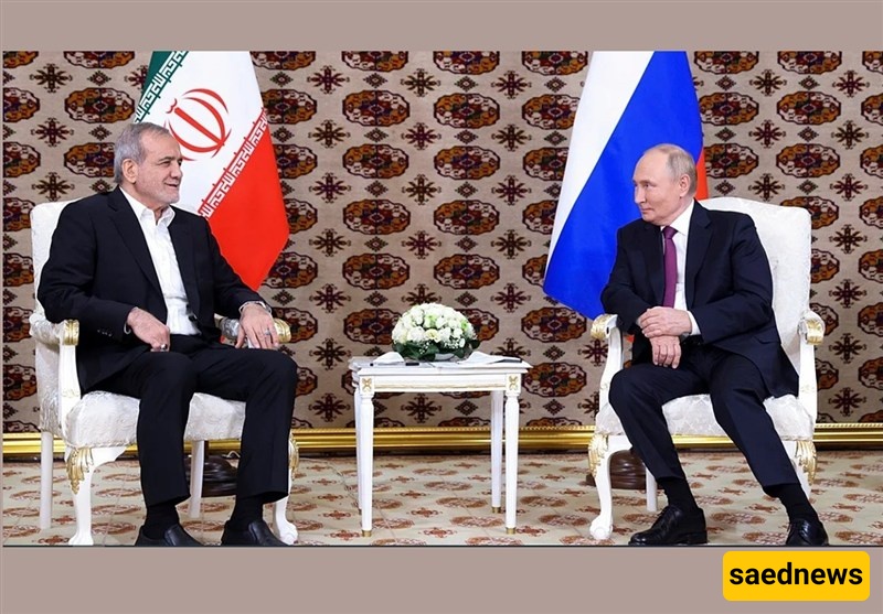 Putin, Pezeshkian Discuss Bilateral Ties, Regional Issues in Phone Call