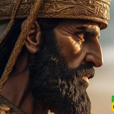 A Historical Joke: Cyrus the Great at the Wheel of a Self-Driving Car! The Achaemenid King Enters the Tech World with AI / An Astonishing Modern Reimagining of a Legend