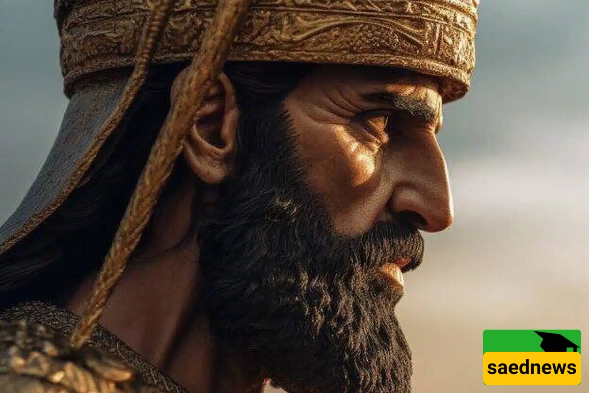 A Historical Joke: Cyrus the Great at the Wheel of a Self-Driving Car! The Achaemenid King Enters the Tech World with AI / An Astonishing Modern Reimagining of a Legend