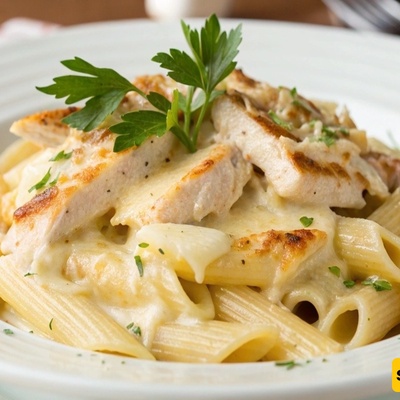 How to Make Chicken Alfredo Pasta for 4–8 People + Restaurant Secret
