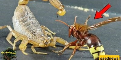 Wildlife Documentary of Animals / The Terrifying Battle Between a Scorpion and a Wasp