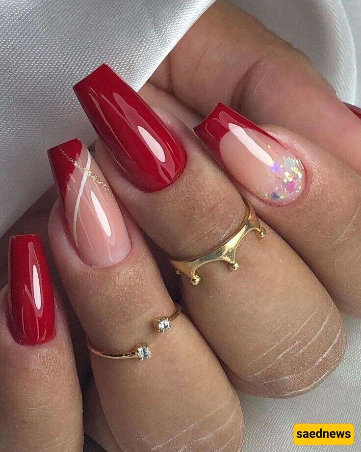 The Most Attractive and Charming Red Nail Design Models for Stylish Women