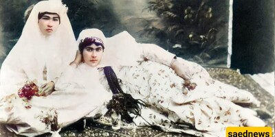 Historical Wonders | From the jeweled headbands of the aristocratic Qajar girls to the pomp and ceremony of the wedding of the 'Forty Locks' girl during the Qajar era