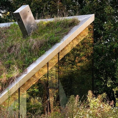 A Stunning Look at a Dream Home Whose Roof Hosts Birds and Bats — The View of Rain and Tea by the Window Is Unmatched (Photos)