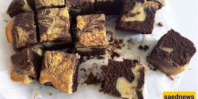 Marbled Chocolate Brownie Cake: Café-Style Recipe with a Heavenly Flavor