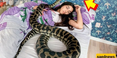 Tense Moments as a Python Attacks a Sleeping Woman, Captured on Home CCTV Footage (Video)