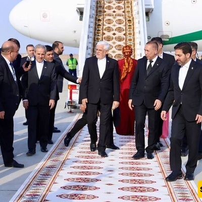 Iran’s 1st VP Aref Arrives in Turkmenistan for UN Summit