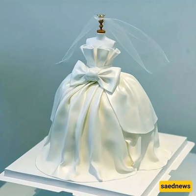 The Creative Genius of Master Confectioner Ousta for Baking a Princess Dress Cake in European Style With a Unique and Luxurious Puffed Skirt + photos