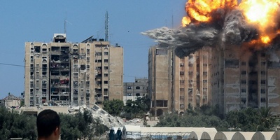 Two Palestinians Injured as Israeli Forces Strike Southern Gaza