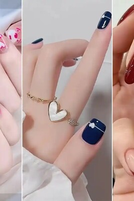 A Collection of the Most Diverse and Trendy Minimalist Nail Polish Designs for Nowruz