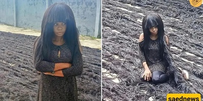 This Woman Has The Longest Wig in The World