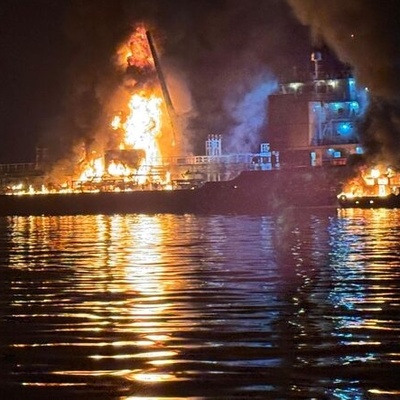 South Koran Oil Tanker Catches Fire, Kills 1, Injures 2