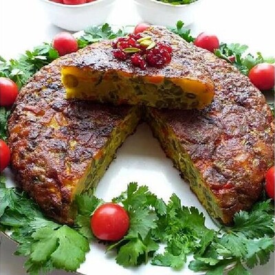 Recipe for Tabriz-style Elegant Green Bean Kuku / Did You Know People in Tabriz Go Crazy for This Dish!