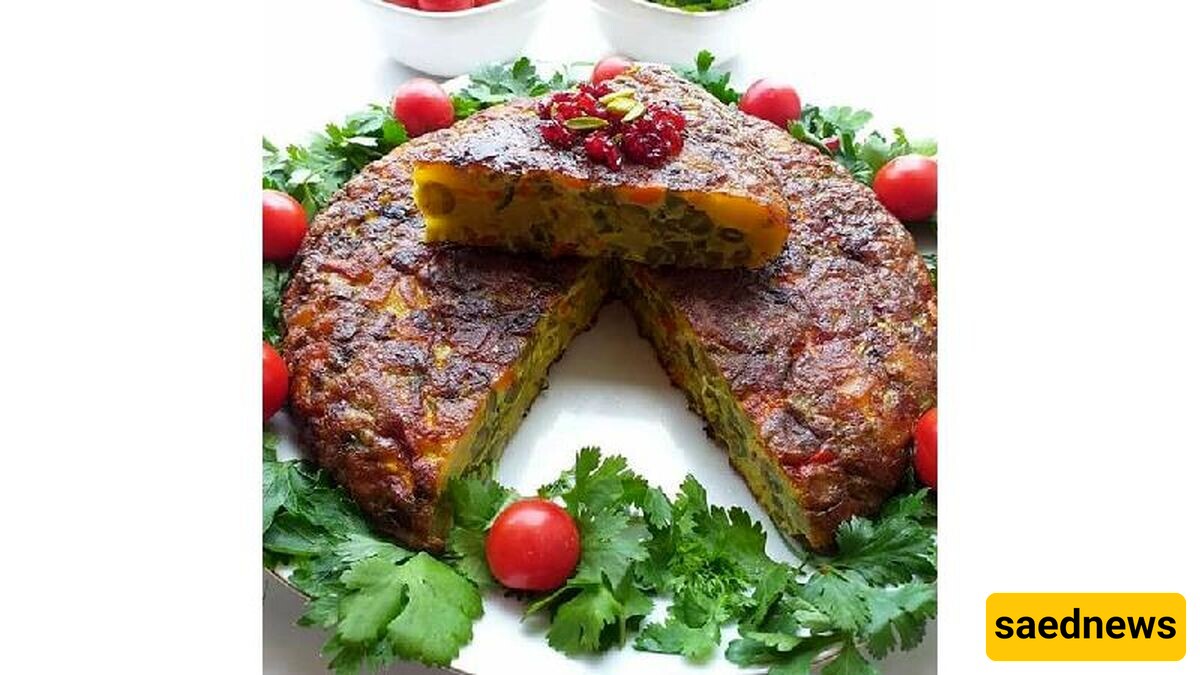 Recipe for Tabriz-style Elegant Green Bean Kuku / Did You Know People in Tabriz Go Crazy for This Dish!